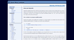 Desktop Screenshot of deepbluelambda.org